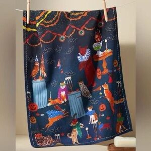 Anthropologie Masquerade Dish Towel
